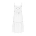 thumbnail image 6 of Diufon Girls Tie Back Dress Adjustable Spaghetti Strap Ruffle Hem Casual Summer Beach Sundress Fashion Backless Dress, 6 of 9