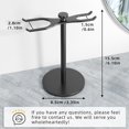 thumbnail image 4 of Soporte para maquinillas de afeitar de seguridad, metal pesado, negro, 4 of 7