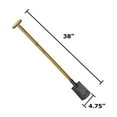thumbnail image 2 of TDI Brands Dewit Junior Kids 38" Ash Hardwood T-Handle Garden Spade, 2 of 6