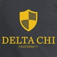thumbnail image 3 of CafePress - Delta Chi Vertical Yellow Logo Long Sleeve T Shirt - Long Sleeve Dark T-Shirt, 3 of 4