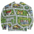 thumbnail image 1 of Toy Car Mat Long Sleeve Graphic Sweatshirt | Unisex, Up to 4XL, 1 of 3