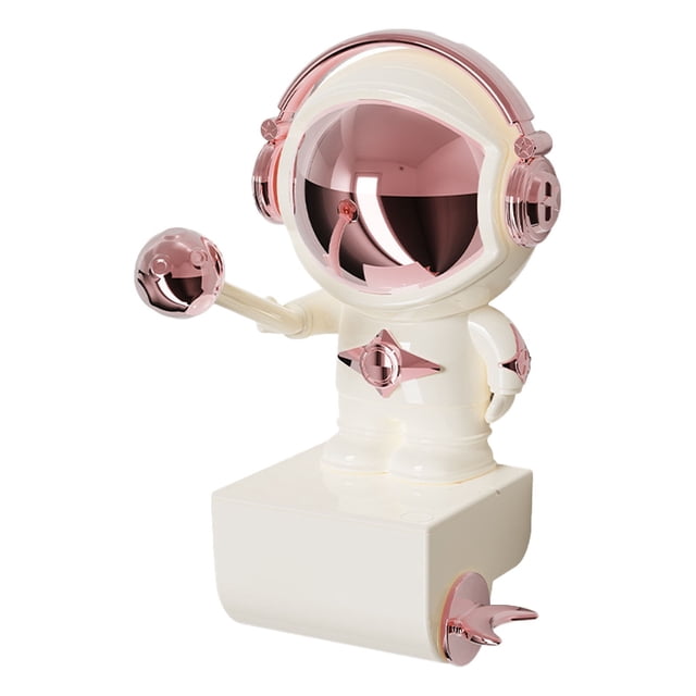 Kemoqi Spaceman Suction Cup Toothpaste Squeezer Pink, Toothpaste Squeezer,No Drill,Astronaut Suction Toothpaste Dispenser Creative Manual Tube Holder for Bathroom Wash & Hand Dispenser for Home Use