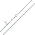 thumbnail image 2 of 10K White Gold 1.5mm Diamond Cut Gourmette Chain with Spring Ring Clasp - 22 Inch, 2 of 5