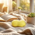 thumbnail image 5 of Slow Rebound Peanut Shaped Hand Compression Accessory in Yellow, Comfort Relax Gadget with Positive Symbolism for Indoor Desktop Arrangement, 5 of 6