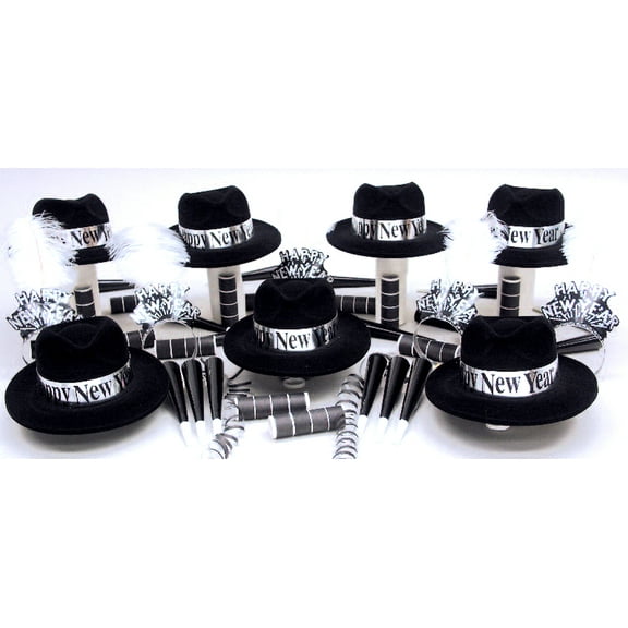 Midnight Silver Party Kit for 50