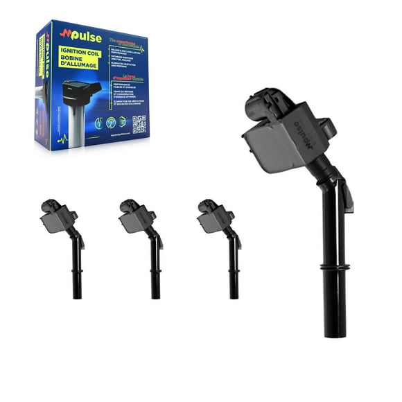 Mpulse Bobine d'Allumage (4 Pack) pour Voiture Mercedes-Benz ML350 C300 GLK350 C350 E350 S550 CLS550 SL550 G63 AMG S63 GLE63 S ML550 GL550 E300 ML63 E63 R350 GLS63 CLS63 GL63 CL63 KMP-100460