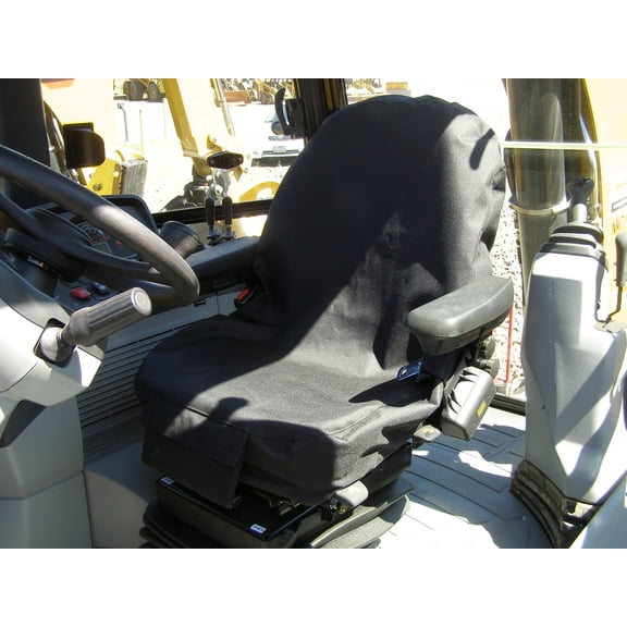 LOW BACK-20 BLACK CANVAS SEAT COVER