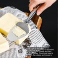 thumbnail image 5 of Cheese Scraper Hollow Design Stainless Steel Cheese Slicer Multi-functional Butter Scraper For Home Kitchen, 5 of 5