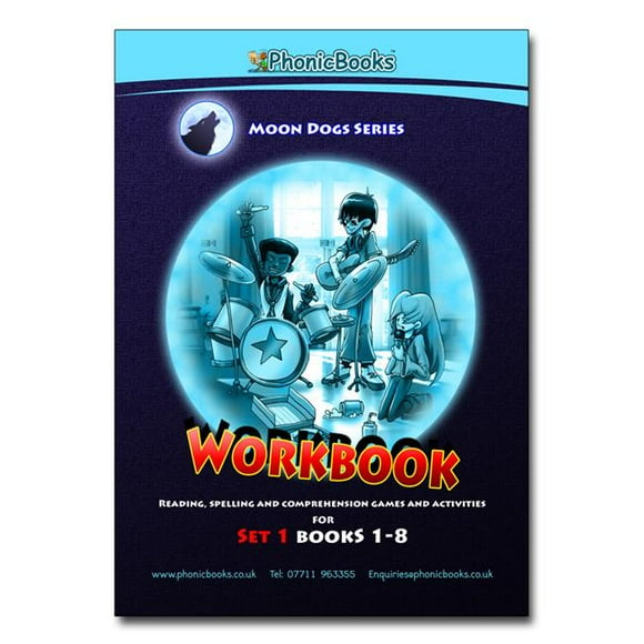 Phonic Books CRBMD1 Moon Dog Series I Phonics Books