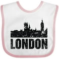 thumbnail image 3 of Inktastic London England City Skyline with Grunge Boys or Girls Baby Bib, 3 of 4
