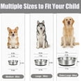 thumbnail image 7 of 2 Pack Stainless Steel Dog Bowls , Silicone Base Anti-Slip, Rust Resistant, Extra Thick Metal Pet Bowls for&nbsp; Large Dogs, 84oz, 7 of 7