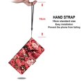 thumbnail image 3 of SaniMore for iPhone 14 Pro 6.1 "2022 PU Leather Case with Card Slots Detchable Lanyard Color Painting Luxury Pattern Flip Kickstand Shcokproof Wallet Case For iPhone 14 Pro 6.1", Rose Garden, 3 of 10