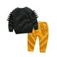 thumbnail image 4 of Ropa Para Bebés, Niños Pequeños, Traje Para Niñas Pequeñas, Traje Para Niños, Estilo De Dibujos Animados, Traje De Estilo Otoñal, Negro Odeerbi LM103-1132, 4 of 9
