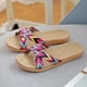 thumbnail image 4 of Amzcrzy Zapatos de mujer,Zapatos de mujer,Zapatillas de mujer, Zapatillas de lino antideslizantes para mujer, zapatos planos con punta abierta para uso en interiores y exteriores, para playa Sandalia, 4 of 6