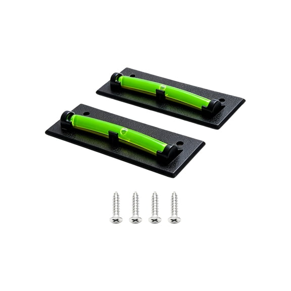 APPLAYERR Vehicle Inclinometer Bubble Level Set, Adhesive And Screw Mount Structure For RV And Camper Maintenance Use