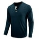 thumbnail image 4 of Blusas y camisas de manga larga con cuello redondo para hombre, blusa básica lisa de color puro y musculosa de manga larga, blusas y camisas de manga larga con cuello redondo para hombre., 4 of 5