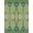 Green, Pattern 1, variant on ODIKA 4'x6' Olive Green Southwestern Geometric Washable Area Rug Traditional Aztec Motifs With Stepped Border Design And Symmetrical for Home Office, Under Desk, Non-Slip Chair-Friendly, Flatwoven