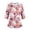 Pink, variant on Women's Halloween Scrub Tops Skull Skeleton V Neck Horror Medical Uniform Spider Web Pumpkin 3/4 Sleeve Funny Medical Scrubs, 4XL