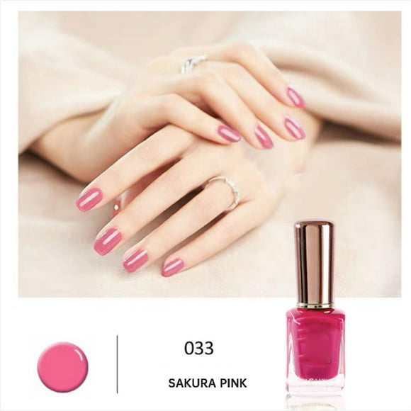 Clearance!DHALL Nail Polish Nail Polish Long Lasting Nail Polish Soft Nail Polish Formula Breathable Winter Milky Nail Polish No Light Low Odor Women's Home Nail Gift 15ml