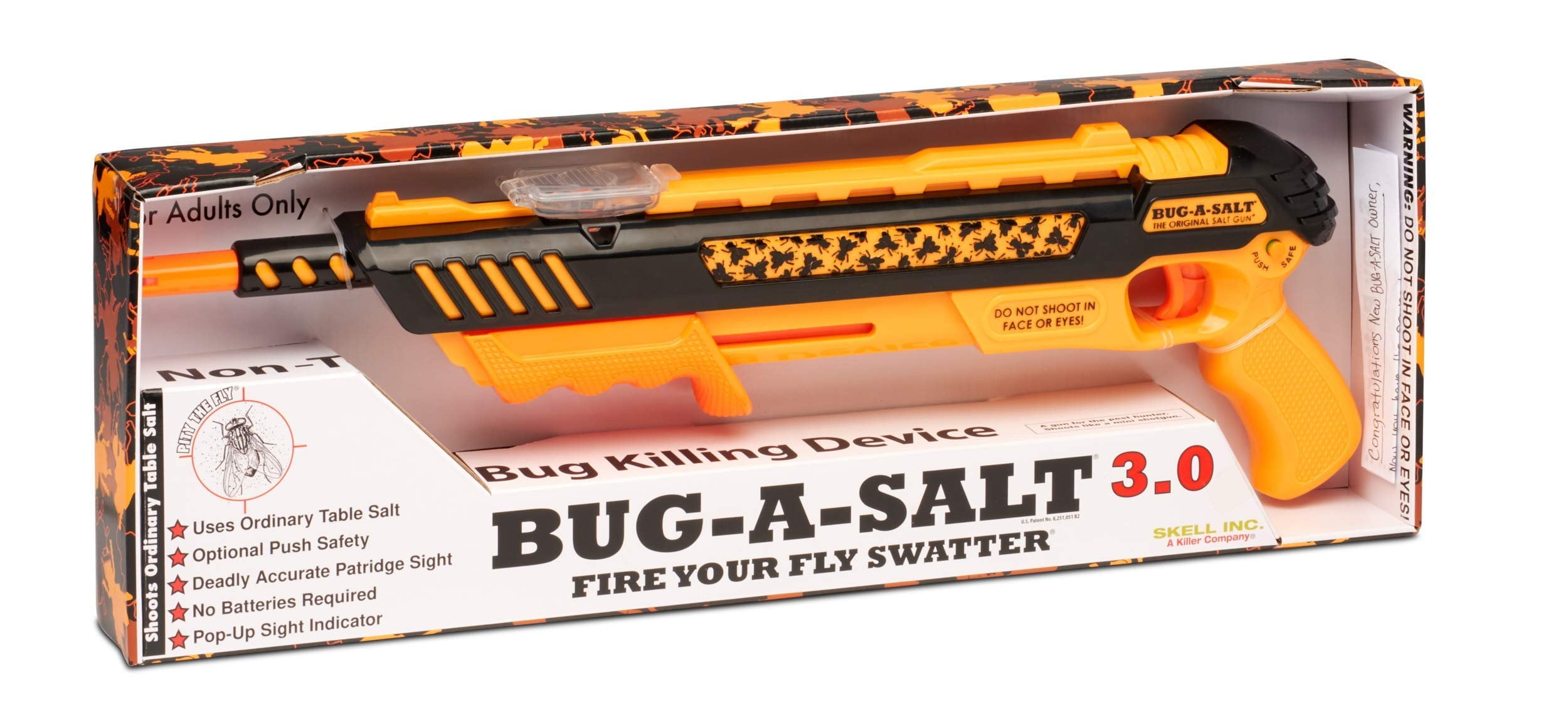 BUG-Ａ-SALT　3.0　塩ガン　オレンジ系　新品未使用 BUG-A-SALT Orange Crush 3.0, Spring Piston, Fly Blaster, Accurate