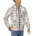 thumbnail image 4 of Zip Up Hoodies for Men - Puppy print Long Sleeve Comfrt Men'S Fashion Hoodies & Sweatshirts, Jackets for Men Hoodies Pullover Clothing Clothes with Pouch, 4 of 5