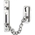 thumbnail image 1 of Security Chain, 304 Stainless Steel Door Chain, Door Chain Lock with Screws, Used for Family Hotel Interior Doors and Windows, Brushed Chrome Silver, 1 of 5