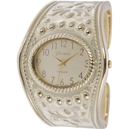Geneva Platinum Women's Vintage Cuff Wat
