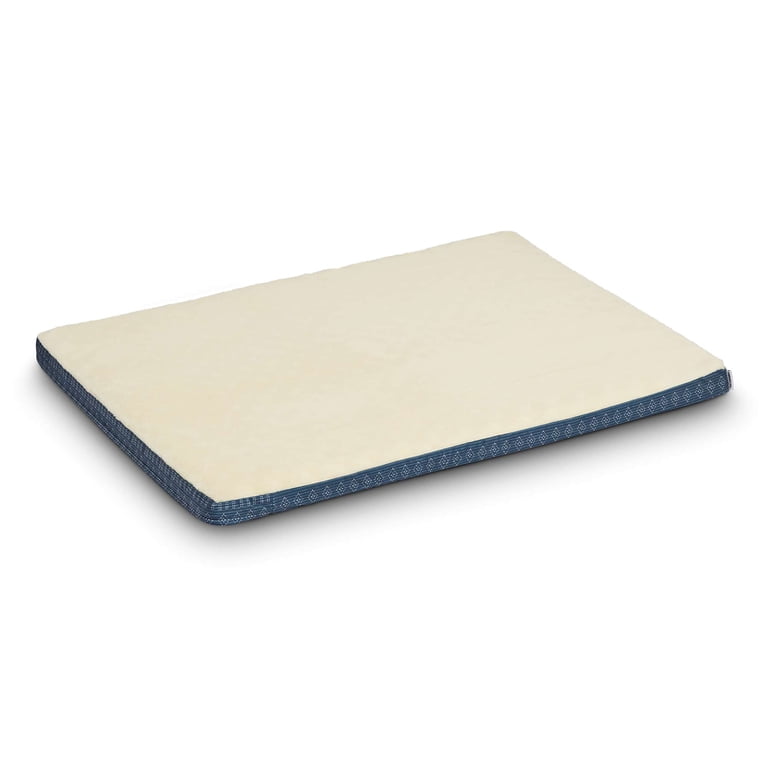 Orthopedic Foam Dog Bed, Blue, Large photo 4
