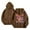 Brown, variant on TFEOQRY Hooded Sweatshirts for Women Loose Personalized Print Design Pullover Long Sleeve Hooded Tops Sweatshirt Blue