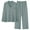 Green, variant on Uaswgudfs ​Pajama Set for Women Notch Collared Long Sleeve - Stretchy Fabric & Relaxed Straight-Leg Pants