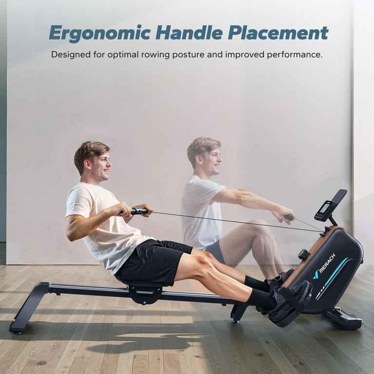 MERACH Magnetic Rowing Machines for Home, Quiet Row Machine with