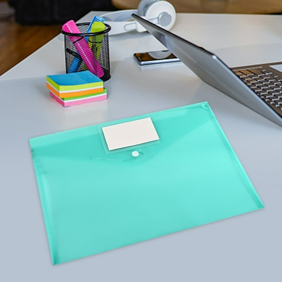 Sac de Fichiers d'Organisation de Documents A4 - PP Durable pour la Gestion de Papeterie et d'Artisanat - Chemise Élégante pour Dossiers, Documents et Fournitures