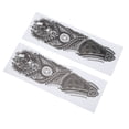 thumbnail image 4 of Pegatinas para motocicletas, 1 par de calcomanías modernas con forma de calavera para motocicletas, calcomanías para modificación de motocicletas, rendimiento confiable, 4 of 9