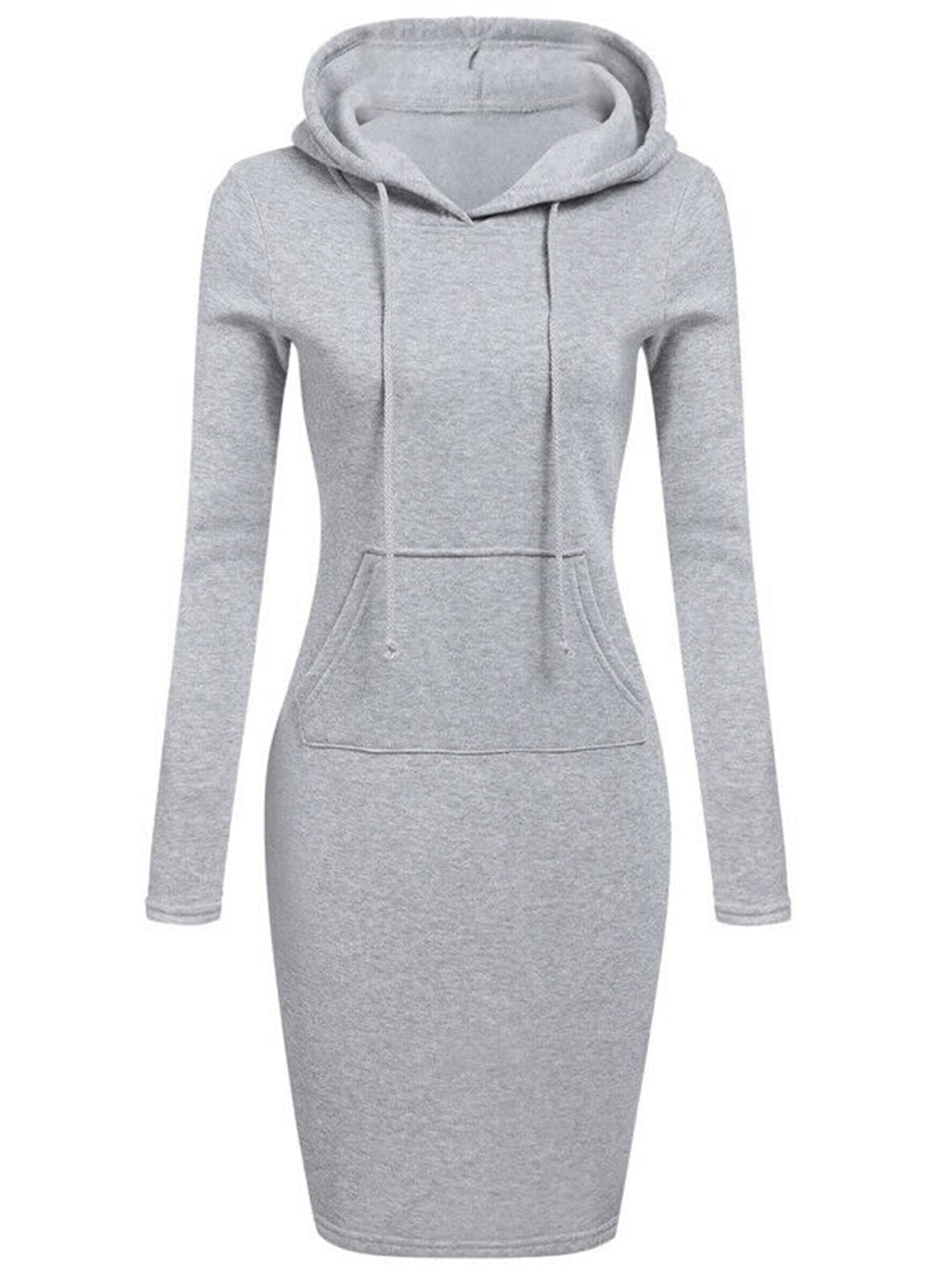 bodycon hooded dress