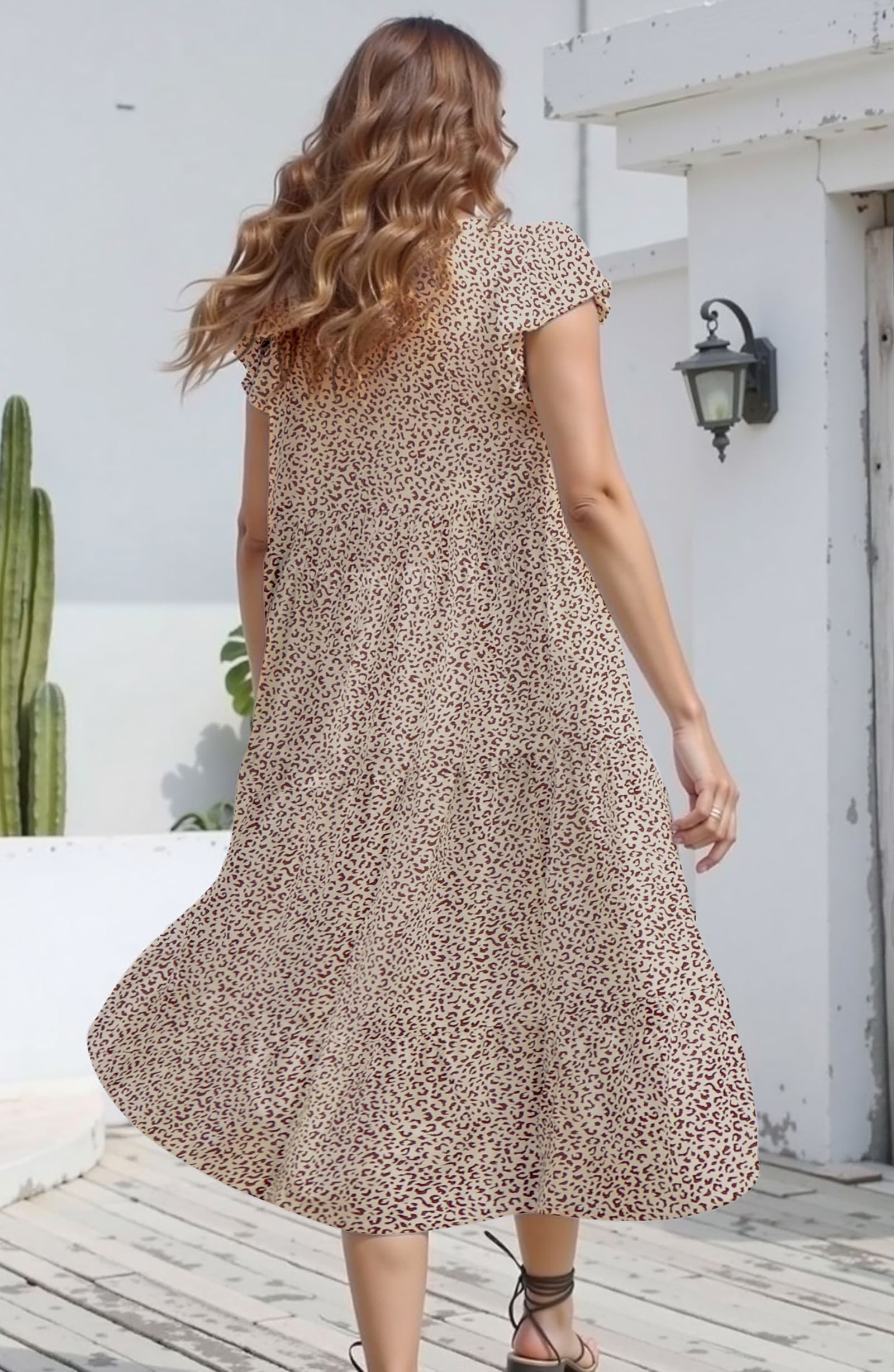 PRETTYGARDEN Womens Summer Boho Maxi Dress 2025 Casual