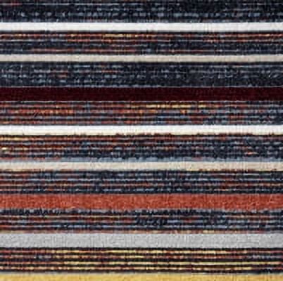 Everwash™ Treasure Striped Modern Machine Washable Area Rug, Blue/Yellow, 5'2"x7'2"