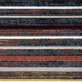 thumbnail image 2 of Everwash™ Treasure Striped Modern Machine Washable Area Rug, Blue/Yellow, 5'2"x7'2", 2 of 11