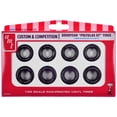 thumbnail image 1 of Model Kit "Goodyear Polyglas GT" Tires Set of 8 Pieces for 1/25 Scale Models by AMT, 1 of 1