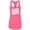 Hot Pink, variant on Auntie Auntie Auntie Racerback Tank