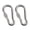 M10 size, variant on 2Pcs Metal Lock Rings Safety Hook Keyrings Carabiner Keychains Spring Hook