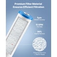 thumbnail image 3 of Water Filter Cartridge VEVOR Whole House 4.5 x 20in, 3 of 9