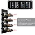 thumbnail image 4 of GeeekPi 10 Inch 2U Rack Mount for Raspberry Pi 5, with 4PCS PCIe to M.2 NVMe SSD Adapters, Compatible with DeskPi RackMate T1/T0/T2/T0 Plus/T1 Plus/T, 4 of 9