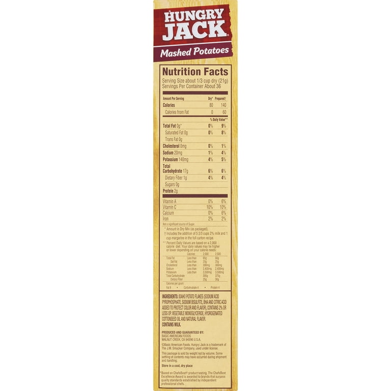 Hungry jack instant mashed potatoes hotsell