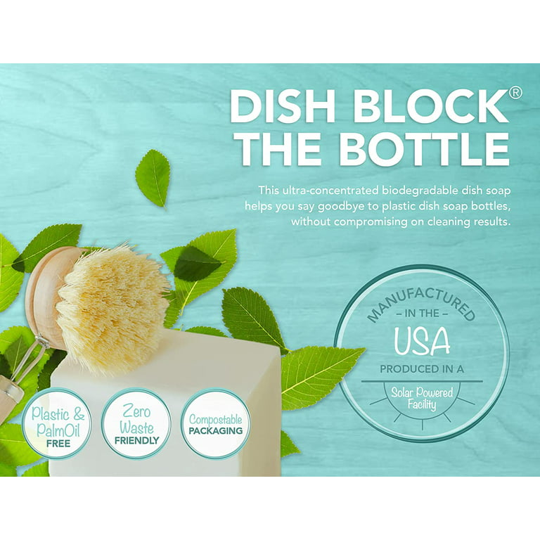 Solid Dish Washing Soap With Brush Kitchen Set, Eco-friendly Products, Zero  Waste 
