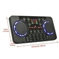thumbnail image 2 of V300 Pro Sound Card Bluetooth-Compatible Audio Interface Mixer DJ Digital Effect Noise Reduction Console USB Record, 2 of 4