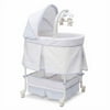 Simmons Kids Gliding Bassinet Royalton with Electronic Mobile, White