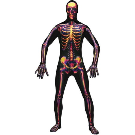 Radioactive Skeleton Adult Halloween Costume - Walmart.com