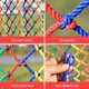 thumbnail image 3 of AZIDWERYQ Neta de Escalada para niños 39.37x78.74 Reta de Seguridad Parque Infantil Color Marido Col multicolor, 3 of 6