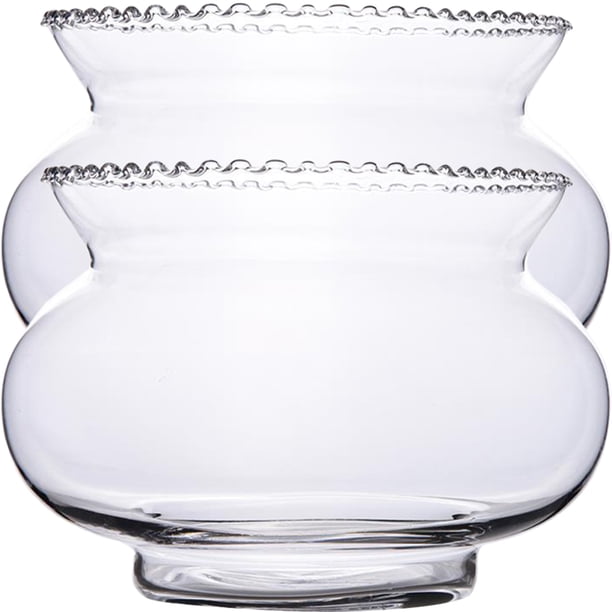 2 pecera transparente de vidrio para peces de colores, pecera simple para plantas hidropónicas