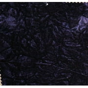 Crushed Flocking Velvet Upholstery/Curtain Fabric 10 Colors 60" by The Yard (PURPLE)